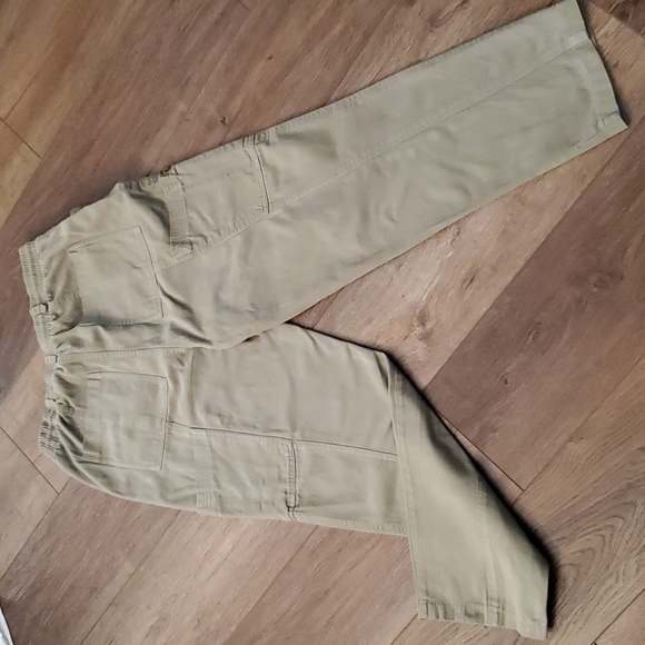 7 for All Mankind - Olive green Draw-string Utility pants. Size: Med - Picture 6 of 9